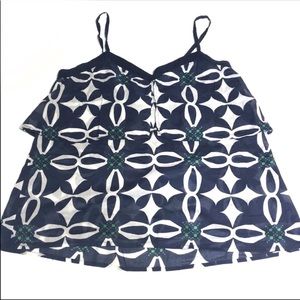 Michael Stars | Sheer Geometric Print Tank